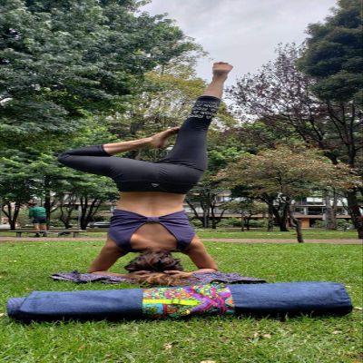 yoga mat bags for women (Dark Blue