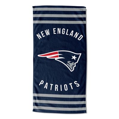 Northwest NFL New England Patriots Unisex-Adult Beach Towel, 30" x 60", Stripes