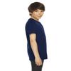 American Apparel Unisex Kids' Fine Jersey Crewneck Short Sleeve T-Shirt, Navy, Youth: 8 view 2