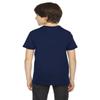 American Apparel Unisex Kids' Fine Jersey Crewneck Short Sleeve T-Shirt, Navy, Youth: 8 view 3