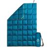 4Monster Outdoor Down Blankets Camping Blanket 650 Fill Travel Down Quilt Compact Waterproof for Picnics, Beach Trips, Camping and Backpacking (Grid-Green, 88 * 84") view 1