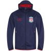 Liverpool FC Official Gift Mens Shower Jacket Windbreaker Peaked Hood Navy Med. view 1