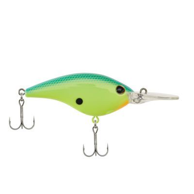 Berkley Frittside Fishing Lure, Blue Chartreuse, 3/7 oz, 2 1/2in | 6 2/5cm Crankbaits, Classic Flat Side Profile Mimics Variety of Species and Creates Flash, Equipped with Sharp Fusion19 Hook