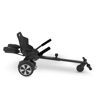 Hover-1 Falcon-1 Buggy Attachment | Turbo LED Lights, Compatible with All 6.5" & 8" Hoverboards, Hand-Operated Rear Wheel Control, Adjustable Frame, Easy Install