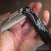 KCCEDGE BEST CUTLERY SOURCE EDC Pocket Knife Camping Accessories Hunting Knife Razor Sharp Edge Folding Knife for Camping Gear Survival Kit Tactical Knife 56003 (Black) view 4