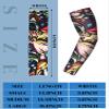 Boao 20 Pcs Men's Cooling Arm Sleeves Long Fingerless Arm Cover Anti Slip UV Protection Sun Temporary Tattoo Sleeves (Novelty Style,Bright Colors,Medium) view 3
