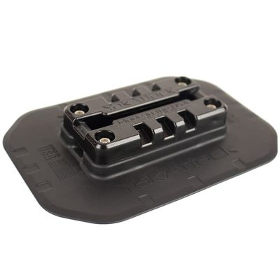 YakAttack SwitchPad Flexible Surface Mount with MightyMount Switch | No-Drill Track Mount for Inflatable Kayaks, Rafts & Boats | Compatible with LockNLoad & MightyBolt Accessories | Made in USA