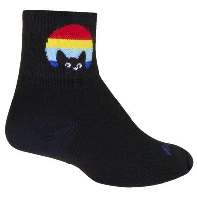 SockGuy, 3-Inch Flat-knit Classic Socks - Stalker, Large/X-Large
