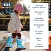 NORTY PVC Rain Boots for Kids - Waterproof PVC Boots Boys and Girls Solid & Printed Rainboots for Toddlers and Kids - Blue Unicorns view 2