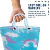 NORTY PVC Rain Boots for Kids - Waterproof PVC Boots Boys and Girls Solid & Printed Rainboots for Toddlers and Kids - Blue Unicorns view 3
