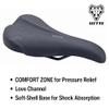 WTB Speed Bike Seat (Saddle) - Comfortable Thick Padding - Shock-Absorbing Base - Mountain, Urban & E-Bikes (Cromoly Rail) view 2