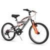 Huffy Valcon 20" Boy's Mountain Bike, Ideal for Ages 5-9, Rugged and Durable Design, Full Suspension, 6 Speed, Adjustable, Twist Grip Shifting, Sturdy and Durable, Kickstand Included, Easy to Assemble view 1