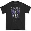 Andy Black Men's Purple Coffin Tee T-Shirt X-Large Black view 1