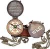 Personalized Compass, Custom Engraved Handmade Working Compass, Gifts for Men for Anniversary Fathers Day Christmas Birthday Valentines Day and Graduation Baptism view 1
