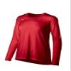 Mizuno Women's Techno VII Long Sleeve Volleyball Jersey, Red, XX-Large view 1