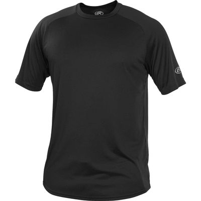 Rawlings | Youth Crew Neck Short Sleeve Shirt | Black | Large