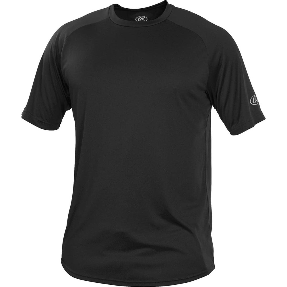 Rawlings | Youth Crew Neck Short Sleeve Shirt | Black | Large