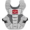 Rawlings | VELO 2.0 Catcher's Chest Protector | Baseball | Intermediate - 15 1/2" | White/Silver view 1