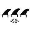 SBS Soft Top Surfboard Fin Set of 3 view 1