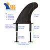 SBS Soft Top Surfboard Fin Set of 3 view 2