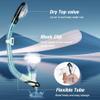 Aegend Diving Dry Snorkel for Adult & Youth - Snorkeling Gear with Top Dry Valve, Perfect for Snorkeling, Freediving, Swimming and Scuba Diving view 3