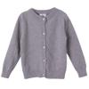 SMILING PINKER Girls Cardigan Sweater School Uniforms Button Long Sleeve Knit Tops (Gray, 10-11 Years) view 1