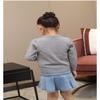 SMILING PINKER Girls Cardigan Sweater School Uniforms Button Long Sleeve Knit Tops (Gray, 10-11 Years) view 3