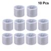 LIOOBO 10pcs Reflective Bands Wrist Arm Ankle Leg Safety Reflective Running Gear for Men Women Night Running Cycling Bicycle Silver view 2