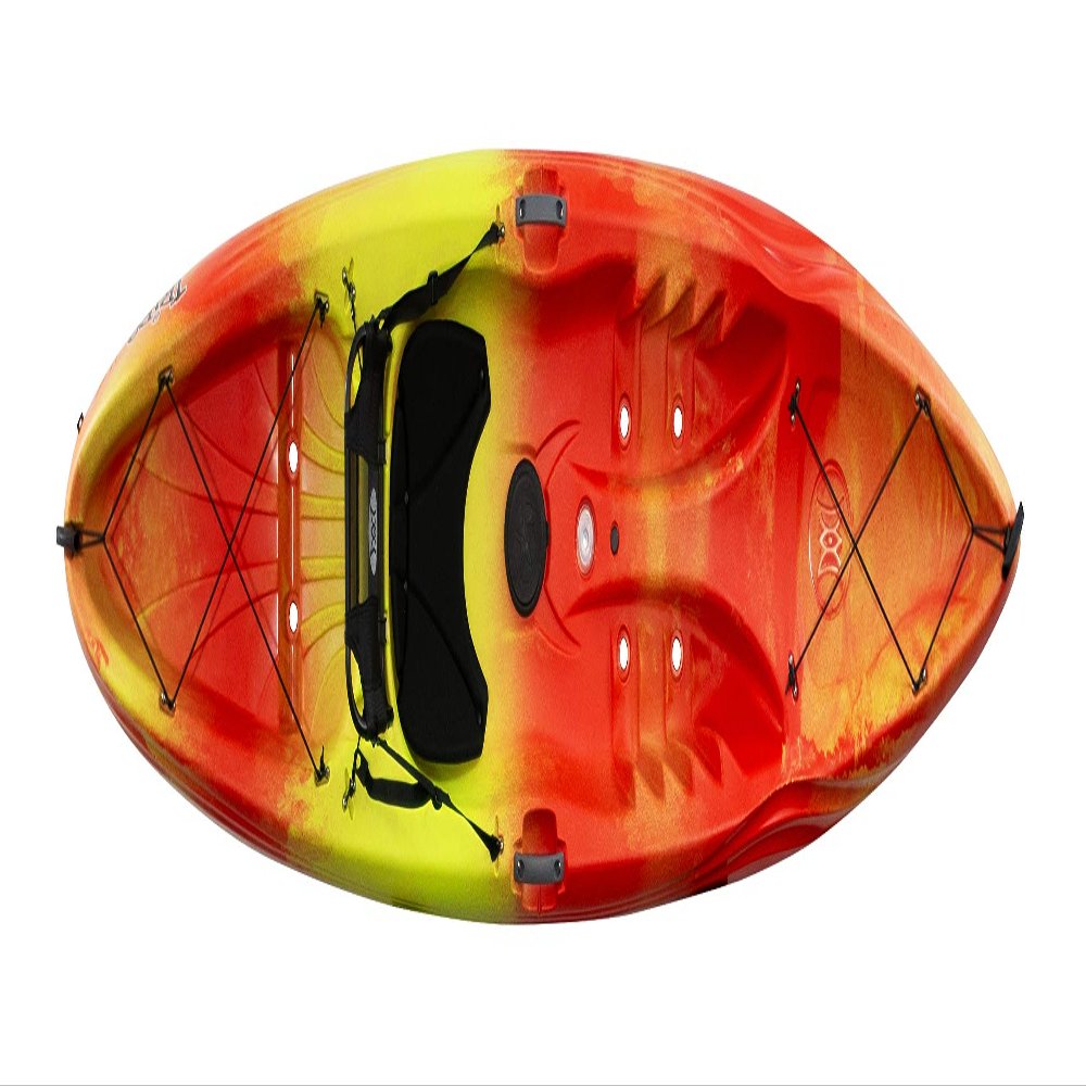 Perception Tribe 11.5 | Sit on Top Kayak for All-Around Fun | Large Rear Storage with Tie Downs | 11' 5" | Sunset