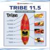 Perception Tribe 11.5 | Sit on Top Kayak for All-Around Fun | Large Rear Storage with Tie Downs | 11' 5" | Sunset view 2