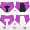 WBEAUTALLOVE Womens Mesh Period Panties High Waisted Menstrual Leak Proof Underwear Incontinence Protective Briefs(H-4-5-1,Small) view 4