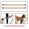 Artan Balance Ballet Barre Portable for Home or Studio, Adjustable Bar for Stretch, Pilates, Dance or Active Workouts, Single or Double, Kids and Adults (Curved Leg Double Bar 4 FT) view 4