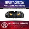 Impact All Sports Mouthguard Lacrosse, Football, Hockey, Basketball, Jiu-Jitsu, and More, Breathable Mouthguard for Youth Adults, Professional Custom-Fit, Cat Eyes view 2