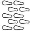 SBDs (5Pc) 1/4 (6.35 mm) Dia 2 Length Marine Grade Stainless Stell T316 Carabiner  Clip Snap Hook -Spring Loaded Karabiner- Opening: 5/16", Inside Length: 1 15/16", Inside Width: 5/16" view 4