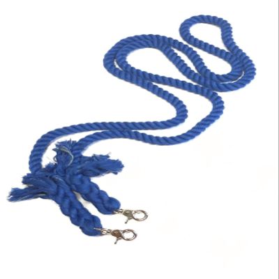 cotton reins horse tack royal blue