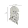 Turtle Fur Stria Quantum Balaclava Face Mask Hood Neck Warmer, Storm view 4