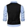 AOYOG Mens Formal Business Suit Vests 5 Buttons Regular Fit Waistcoat for Suit or Tuxedo view 3