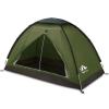 Night Cat Backpacking Tent for One 1 to 2 Persons Lightweight Waterproof Camping Hiking Tent for Adults Kids Scouts Easy Setup Single Layer 2.2x1.2m view 1
