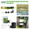 10L0L Golf Cart Mirrors Contains Folding Side Mirrors and Rear View Mirror Universal for Yamaha Club Car DS Precedent/EZGO TXT RXV view 2