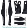 2 Pairs Exercise Bike Pedal Straps Universal Pedal Straps for Exercise Cycle Home or Gym, 2.24 x 12.99 Inch view 2