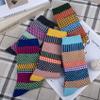 Loritta Mens Wool Socks for Winter Thick Warm Hiking Sock Soft Casual Nordic Boot Socks,Blue Grey view 3