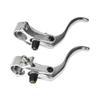 Fafeims 1pair 24mm Aluminum Alloy Mountain Disc Brake Level Cycling Accessory,Silver/Black (Silver) view 1