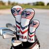GOOACTION USA Eagle Golf Hybrid Headcover, American Stars Stripes Flag & Eagle Pattern Leather Protector | Waterproof & Universal Fit for On-Course Luck & Defense view 2