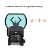 Feyachi Reflex Sight - Multiple Reticle System Red Dot Sight with Picatinny Rail Mount Absolute Co-Witness (Black) view 4