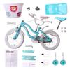 COEWSKE Kid's Bike Bicycles Steel Frame, Toddler Girls Bicycle Little Princess Style 12-14-16-18-20 Inch with Training Wheel for Age 5-9 (18 inch, Purple) view 3