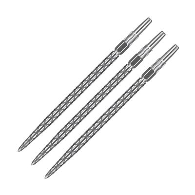 Target Darts Swiss Points, Diamond Pro Swiss Point Dart Tips (3 Pack Set of Tips) 30MM, Silver | Change Dart Points, Professional Darts Accessories