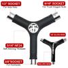 BESIY All-in-one Multi-Functional portable Skate Tool Set of 2, T-tool&Y-tool for Skateboard Longboard Mini Skateboard Cruiser Scooter view 2