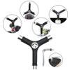 BESIY All-in-one Multi-Functional portable Skate Tool Set of 2, T-tool&Y-tool for Skateboard Longboard Mini Skateboard Cruiser Scooter view 4