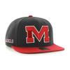 '47 NCAA Mississippi Old Miss Rebels Mens Sure Shot Two Tone Captain Snapback Adjustable Hatsure Shot Two Tone Captain Snapback Adjustable Hat, Team Color, One Size view 3