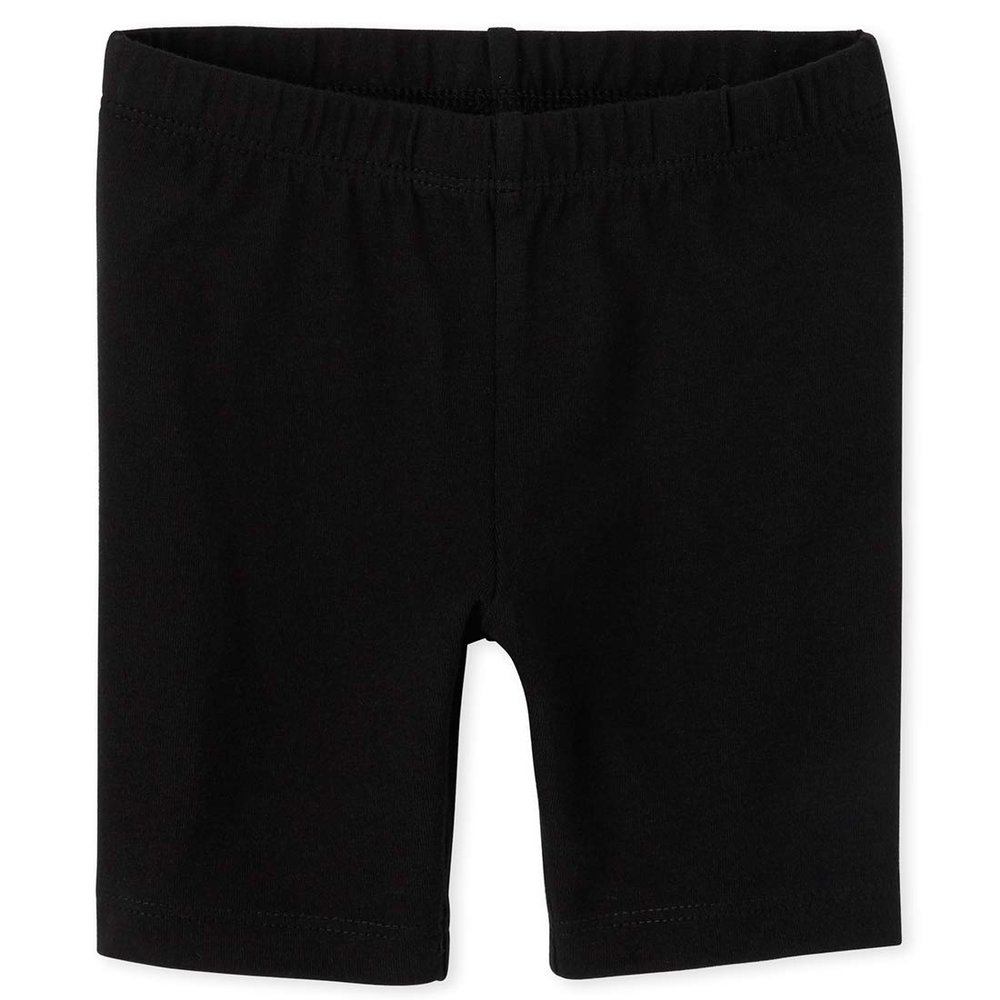 The Children's Place, Solid Bike Shorts, Black, 12-18MOS